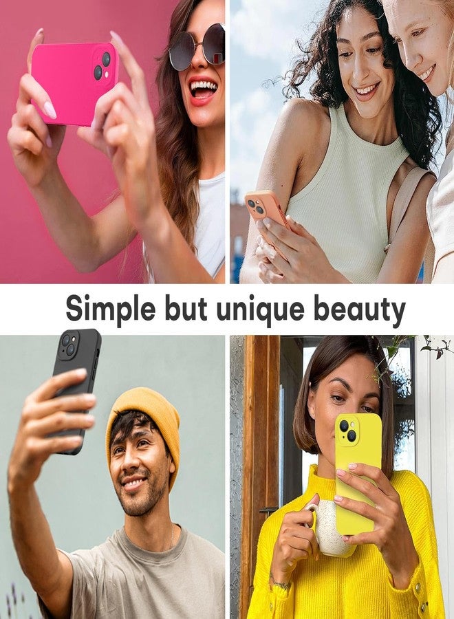 LOVE 3000 جراب LOVE 3000 مصمم خصيصًا لهاتف iPhone 13، مصنوع من السيليكون الفاخر مع [حماية للكاميرا] [بطانة داخلية ناعمة من الألياف الدقيقة المقاومة للخدش] جراب حماية مقاوم للصدمات لهاتف iPhone 13 للنساء والرجال والفتيات مقاس 6.1 بوصة، لون أزرق مخضر - Image 2