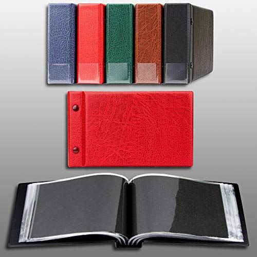 Prophila Collection Prophila Small Album for 100 Postcards and Letters up to 190 x 125 mm, red - Image 2