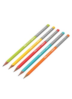 DOMS 12-Piece Y1 Graphite Pencils With 1 Sharpener And Eraser  - Image 2