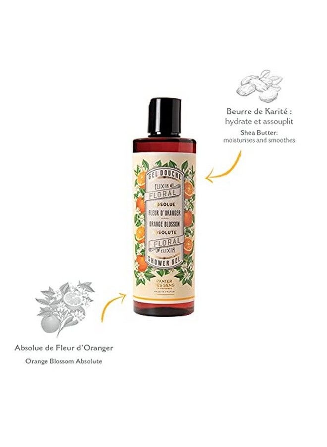 PANIER DES SENS Orange Blossom Shower Gel Natural Body Wash Made In France 95% Natural 845 Floz/250Ml  - Image 3