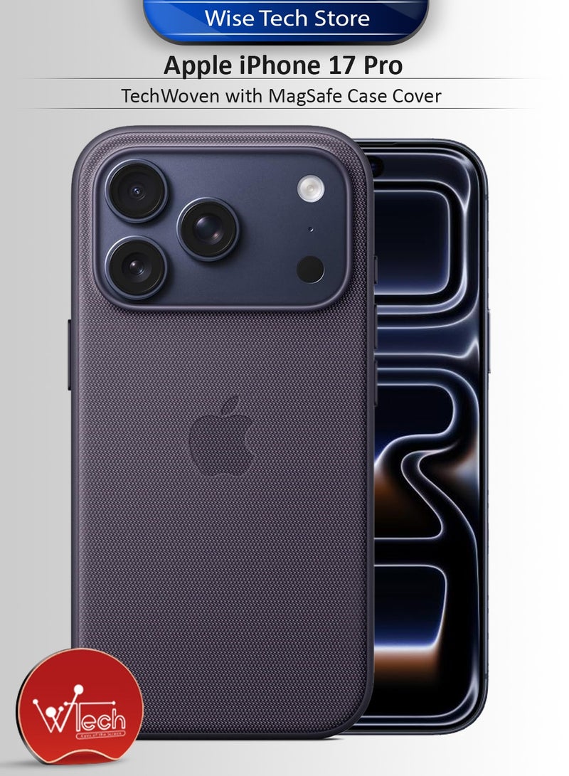 Wtech Apple iPhone 17 Pro 5G 2025 TechWoven with MagSafe Case Cover (MCMPMN) - Purple - Image 1