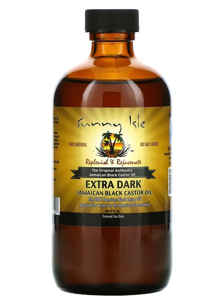 صاني آيل زيت الخروع الأسود الجامايكي الداكن للغاية 8 أونصات - Image 2