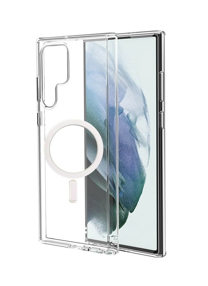Generic - Case Cover Clear for Samsung Galaxy S23 Ultra with Support Magsafe Charger Charging Thin Shockproof and Transparent Non-yellow Case - Image 1