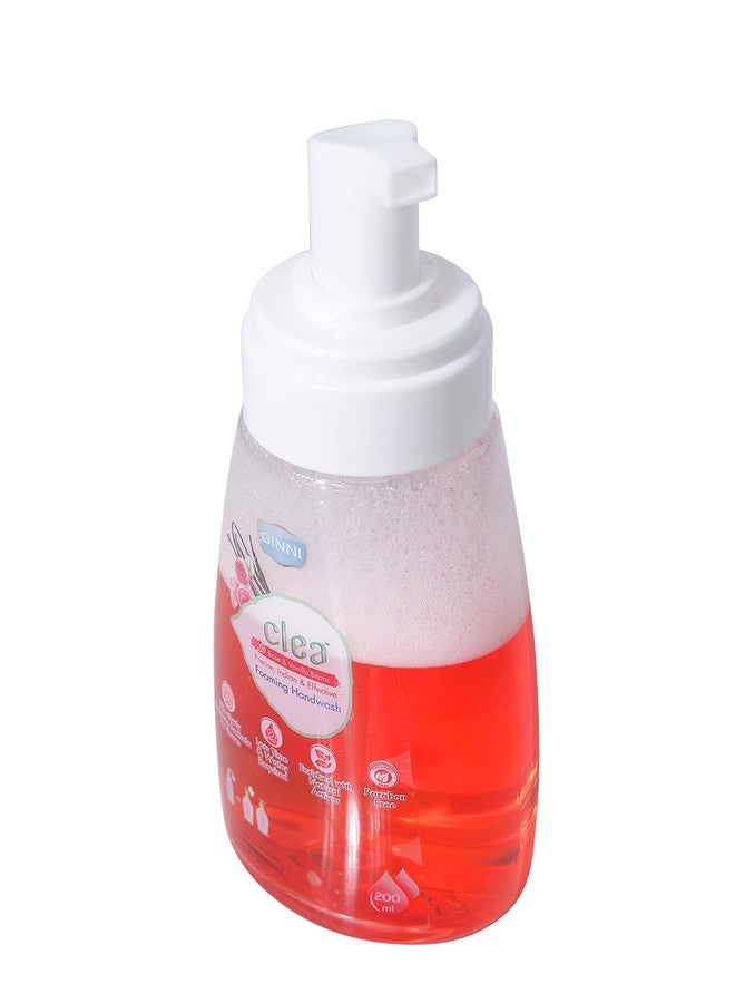 سيلا غسول اليدين السائل كليا للحماية من الجراثيم | غسول اليدين الرغوي المرطب - 200 مل (رائحة الورد والفانيليا، عبوة من 4 قطع) - Image 5