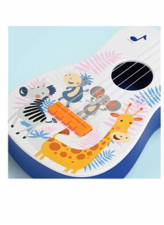 KASTWAVE Kids Guitar Beginner Ukulele 23.5 Inch Musical Instrument with Vibrant Sound, Learning Educational Toys Cartoon Animal Pattern Mini Musical Toy for Boys Girls Kids Guitar Party Favor  - Image 4