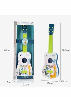 KASTWAVE Kids Guitar Beginner Ukulele 23.5 Inch Musical Instrument with Vibrant Sound, Learning Educational Toys Cartoon Animal Pattern Mini Musical Toy for Boys Girls Kids Guitar Party Favor  - Image 3