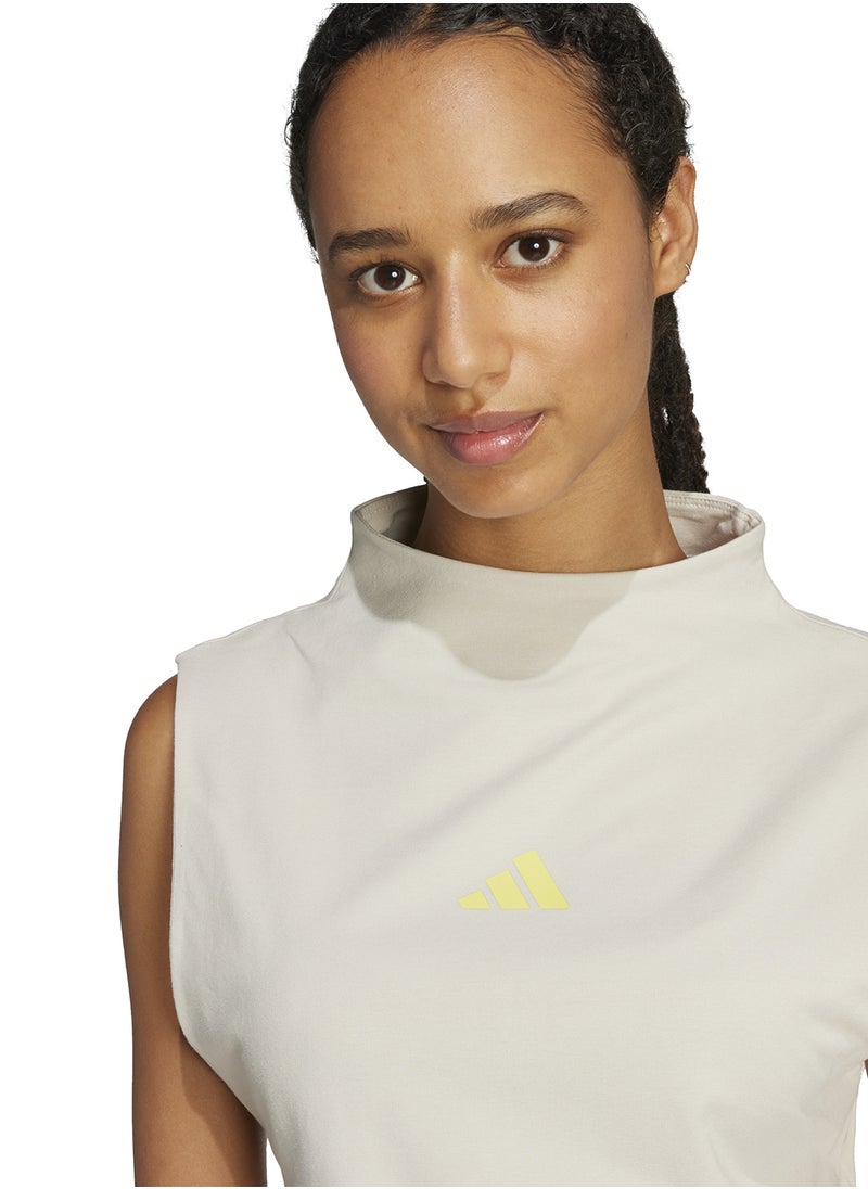 Adidas - Essentials Slim High-Neck Tank Top - Image 1