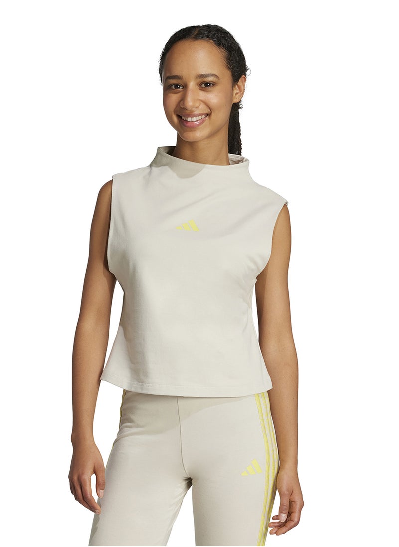 Adidas - Essentials Slim High-Neck Tank Top - Image 1