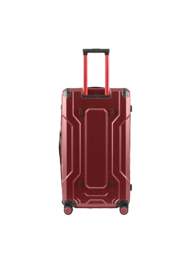 Tom Cruiser 24" Medium Trunk Case – 100% Polycarbonate Checked Travel Bag with TSA Lock & 2-Year Warranty – Red - Image 3