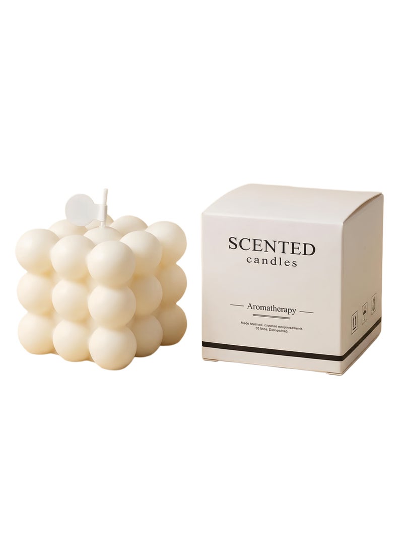 160g Mini Bubble Cube Soy Wax Scented Candle, Natural Fragrance for Home Decor - Image 1