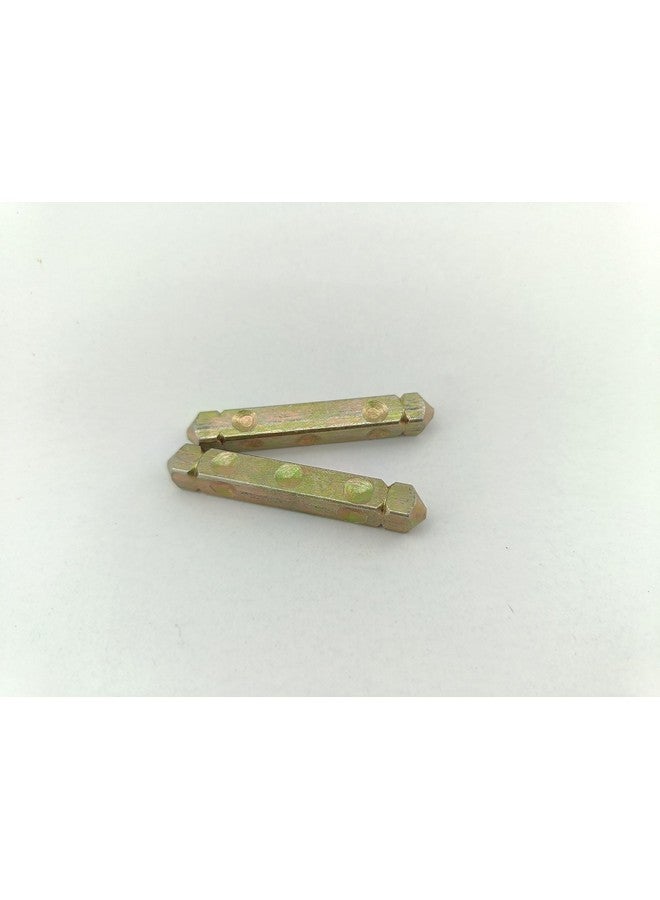 advancedestore - 2 Metal Dice - Dayakattai - Pachikalu - Pasa - Paasa -Traditional Dice - 4.5 cm Length Approx - (2 Pieces) - Image 1