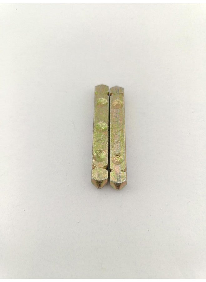 advancedestore - 2 Metal Dice - Dayakattai - Pachikalu - Pasa - Paasa -Traditional Dice - 4.5 cm Length Approx - (2 Pieces) - Image 3