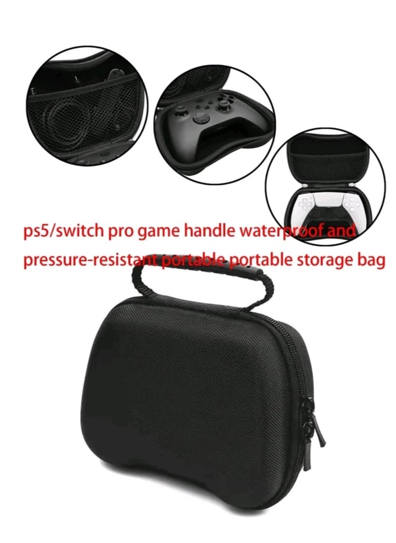 Protective Travel Case for Game Controllers: Portable Shockproof Bag for PS5, Xbox Series X/S, Switch Pro, PS4 - Ensure Safety and Security on the Go