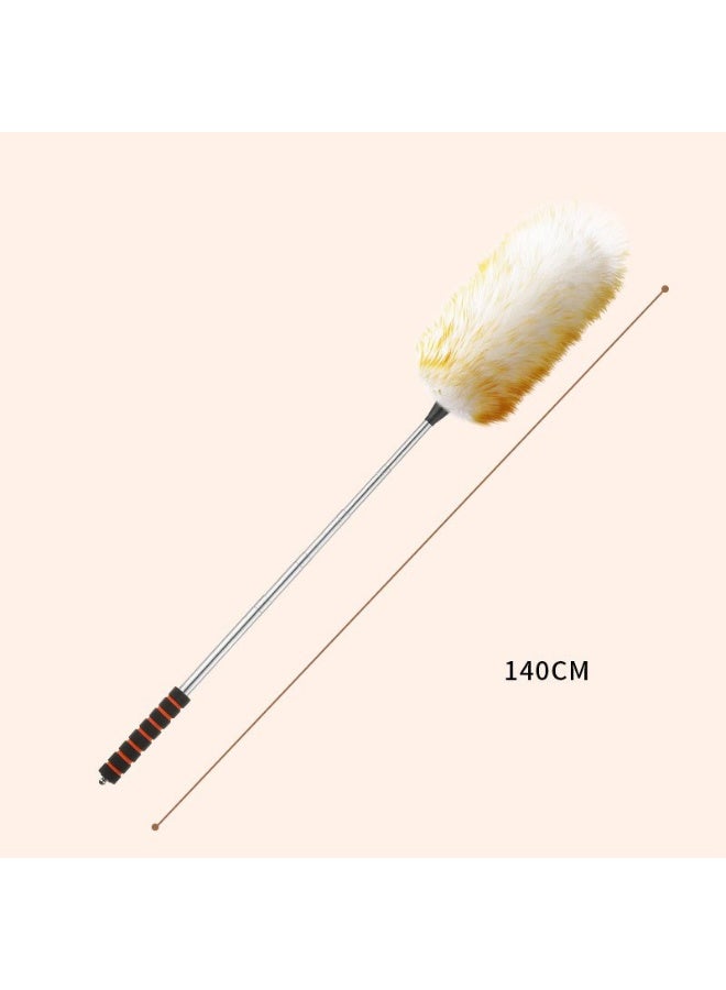 ممسحة صوف تلسكوبية لإزالة الغبار الثابت لتنظيف السقف العميق في المنزل وأداة تنظيف الغبار - Image 2