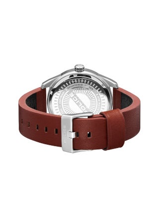 Men Fairhaven Red Leather Strap Analog Watch for Men, 48mm - view 3