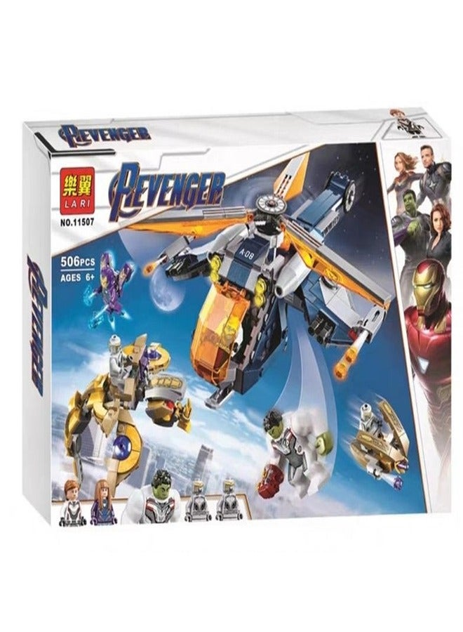 Avengers Marvel Lari Super Heroes Avengers Hulk Helicopter Rescue 506 Pieces - 11507 - Image 1