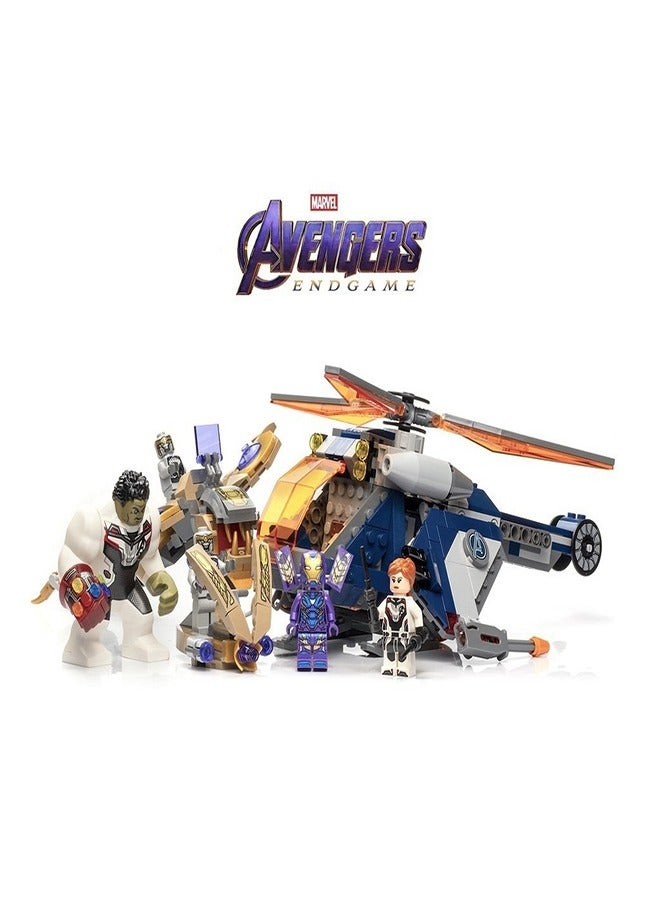 Avengers Marvel Lari Super Heroes Avengers Hulk Helicopter Rescue 506 Pieces - 11507 - Image 4