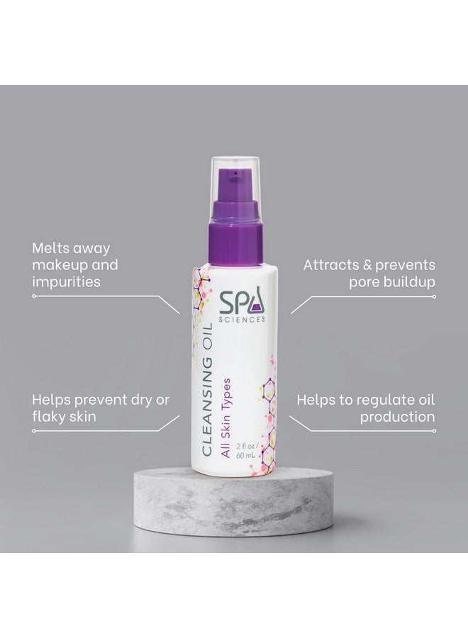 SPA SCIENCES Cleansing Oil Made In The Usa With Green Tea Chamomile Extracts Soothe Hydrate Cleanse Vegan For All Skin Types 2Oz - Image 3