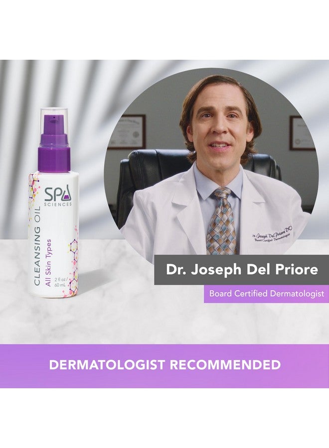 SPA SCIENCES Cleansing Oil Made In The Usa With Green Tea Chamomile Extracts Soothe Hydrate Cleanse Vegan For All Skin Types 2Oz - Image 2