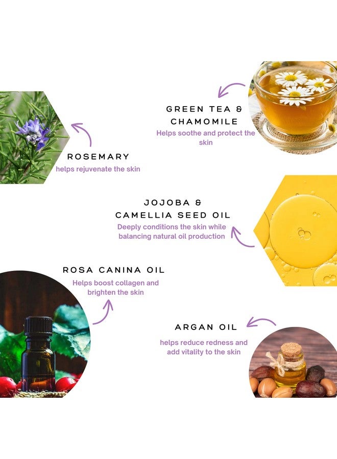 SPA SCIENCES Cleansing Oil Made In The Usa With Green Tea Chamomile Extracts Soothe Hydrate Cleanse Vegan For All Skin Types 2Oz - Image 4