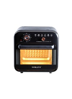 sokany Air Fryer & OVEN Without Oil, 1800 Watt, 18 Liters, Black - SK-10001 