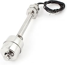 uxcell uxcell Stainless Steel Float Switch for Water Pump Tank Swimming Pool Garden Pond Liquid Water Level Sensor M10 116mm - Image 1