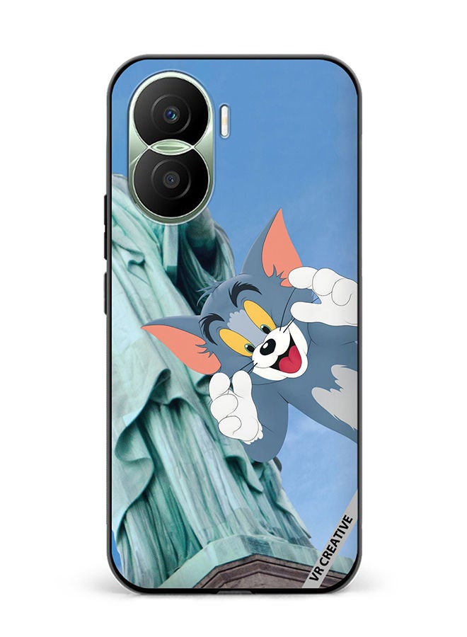 VR CREATIVE Protective Case Cover For Honor Play7T Pro Tom Design Multicolour - Image 1