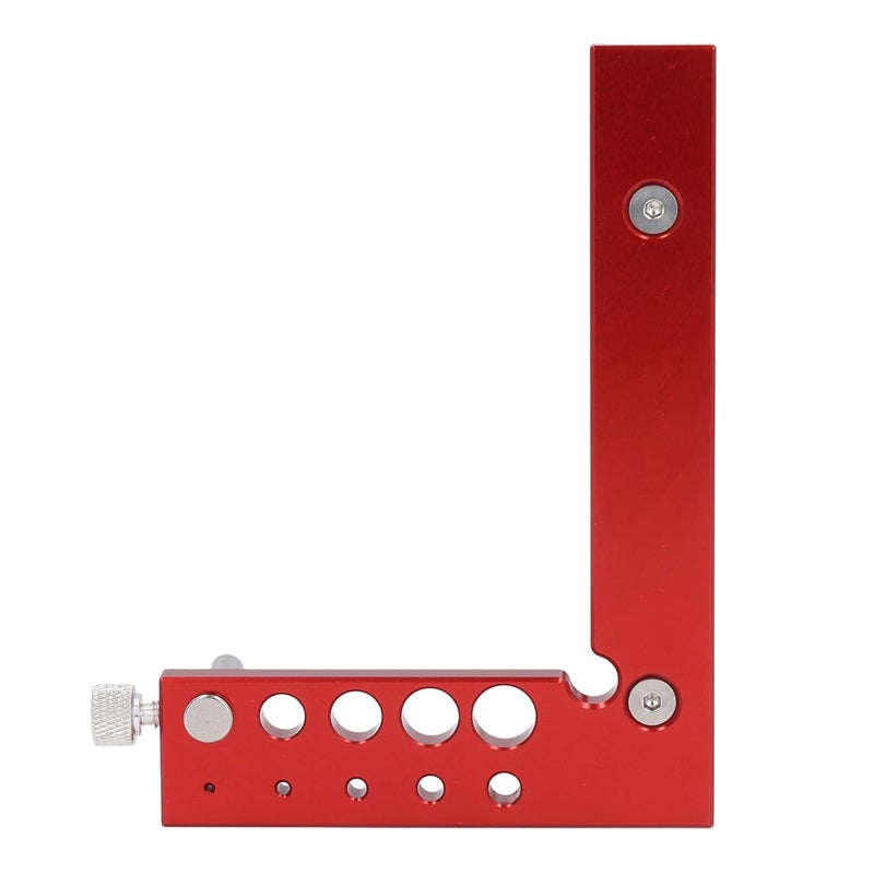 5 Inch Aluminum Alloy 90 Degree Measuring Ruler Multi Angle Carpenter Square for Woodworking DIY - Image 5