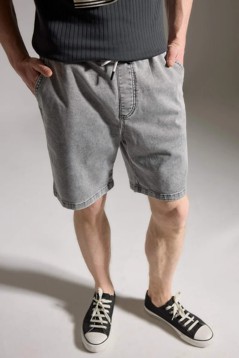 DeFacto Regular Fit Bermuda Denim Shorts