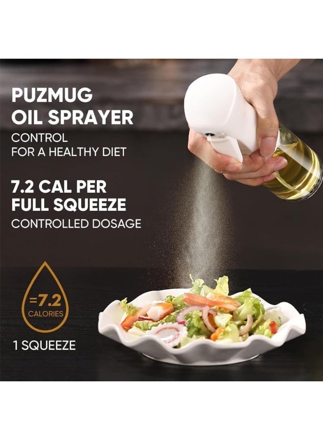 5in1 Kitchen Dispenser Set – 2 Oil Spray Bottles (245ml) + 3 Seasoning Jars (180ml) – Refillable Kitchen Dispenser Set for Cooking, Grilling, Air Frying, and Spice Storage - Image 5