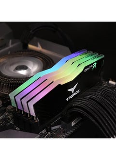 TeamGroup 16GB (2X8GB) 3600MHz DDR4 DESKTOP RGB GAMING RAM - BLACK  - Image 3