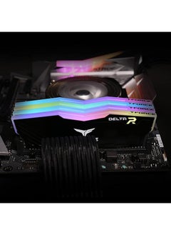 TeamGroup 16GB (2X8GB) 3600MHz DDR4 DESKTOP RGB GAMING RAM - BLACK  - Image 4