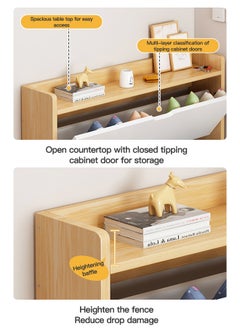 Sharpdo Simple Modern Large Capacity Tipper Shoe Cabinet 100*17*120cm  - Image 3
