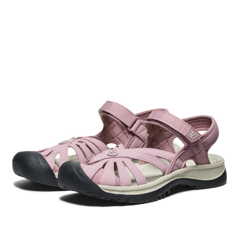 KEEN Women's Rose Casual Closed Toe Sandals, Toadstool, 10 - Image 4