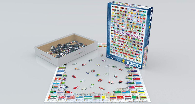 EuroGraphics Flags of The World Puzzle (1000-Piece) (6000-0128) - Image 3