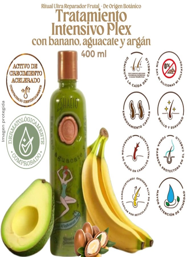 SHAEIO RITUAL BOTANICO |Kit 4 Crecimiento Acelerado y Ultra Reparador S.O.S: Shampoo de Cebolla, Mascarilla Hidratante para el Cabello, Acondicionador PLEX, Protector de Calor para Cabello (+Obsequio) - Image 3