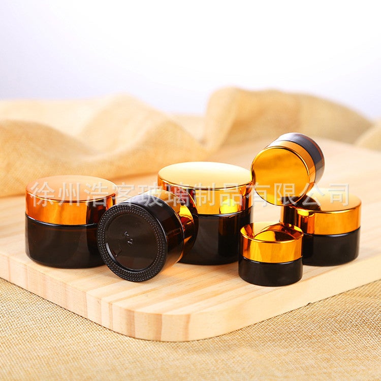 general Tea Glass Cosmetic Jar Empty Bottle with Lid for Cream Skincare - Image 4