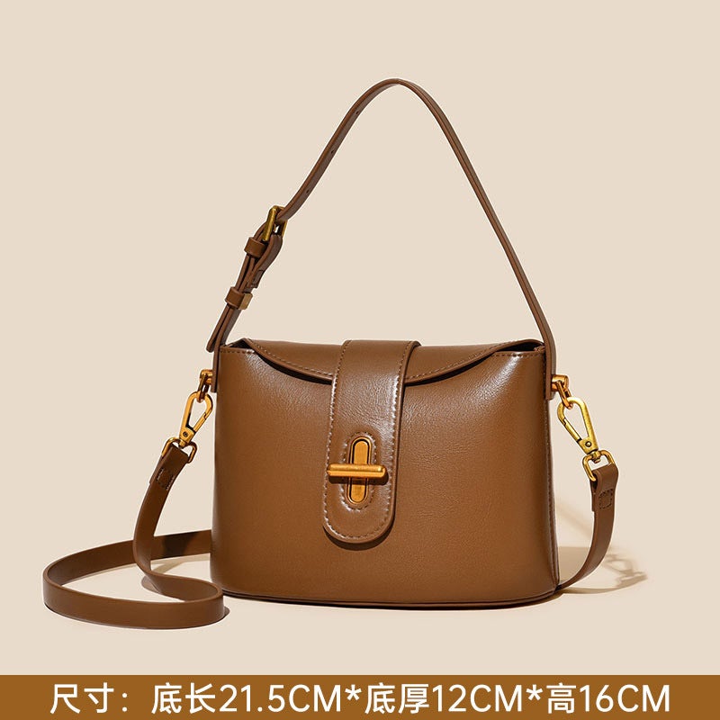 Vansman Bag Women'S High-End Messenger Bag Vegetable Basket Bucket Bag Bags Shiling Bag Women'S Handbag Small - Image 1
