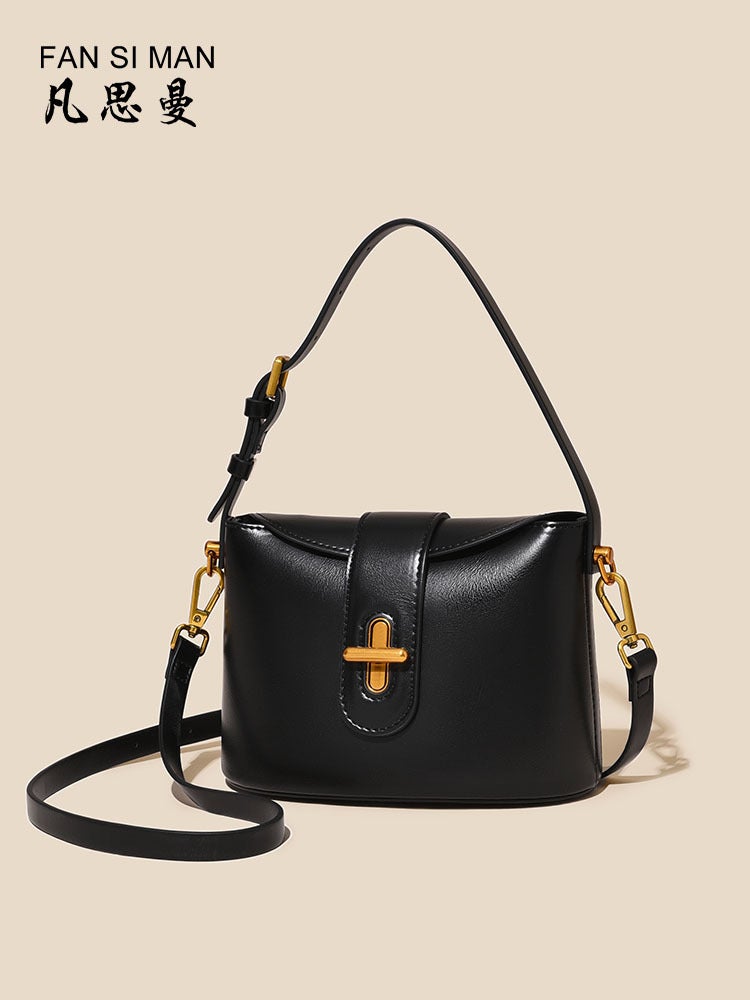 Vansman Bag Women'S High-End Messenger Bag Vegetable Basket Bucket Bag Bags Shiling Bag Women'S Handbag Small - Image 5
