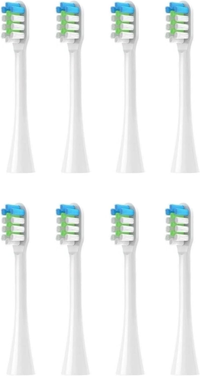 Compatible for Nandme Sonic Electric Toothbrush Replacement Heads, Soft Dupont Bristle, 4/8/16 PCS(8pcs White) - Image 1