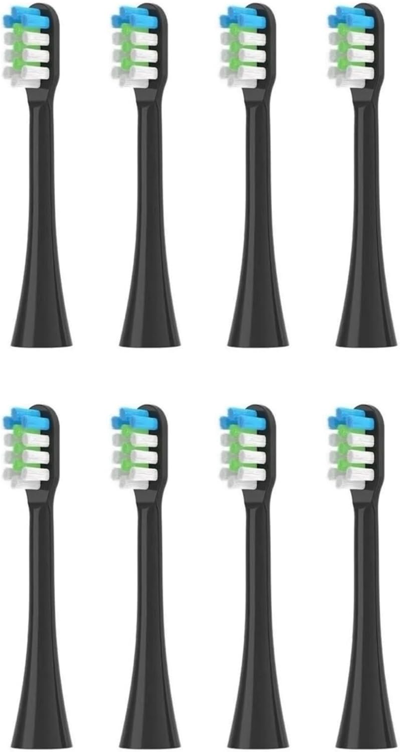 Compatible for Nandme Sonic Electric Toothbrush Replacement Heads, Soft Dupont Bristle, 4/8/16 PCS(8pcs White) - Image 5