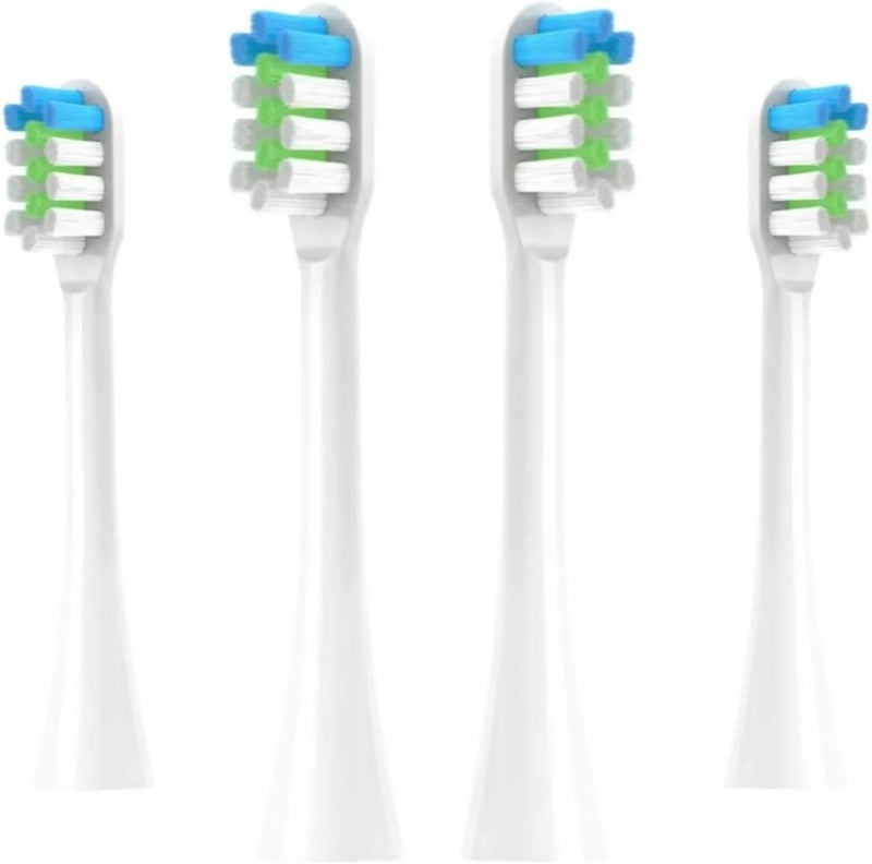 Compatible for Nandme Sonic Electric Toothbrush Replacement Heads, Soft Dupont Bristle, 4/8/16 PCS(8pcs White) - Image 2