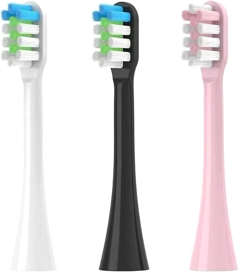 Compatible for Nandme Sonic Electric Toothbrush Replacement Heads, Soft Dupont Bristle, 4/8/16 PCS(8pcs White) - Image 3