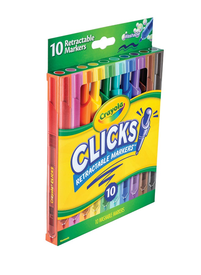Crayola علامات قابلة للعد من كليكس، 10 قطع - Image 2