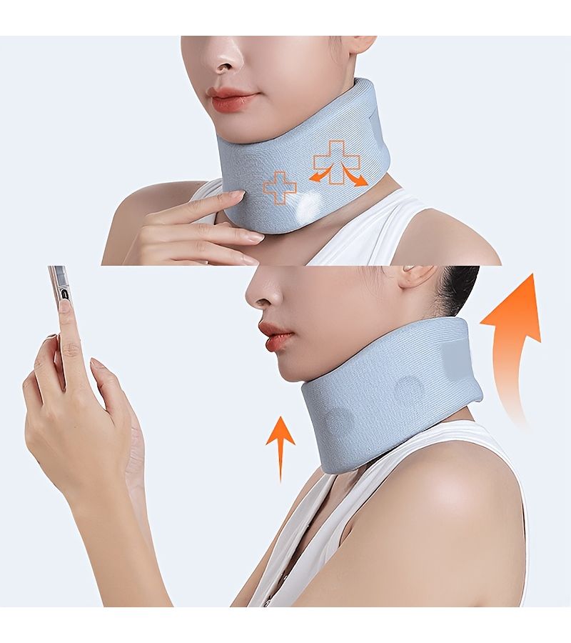 Neck Protection Pressure Relief Pillow 1pc for Home Office Travel Car Airplane - Image 1