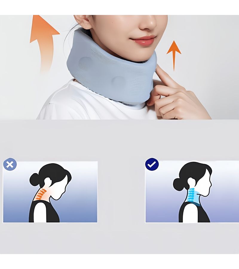 Neck Protection Pressure Relief Pillow 1pc for Home Office Travel Car Airplane - Image 5