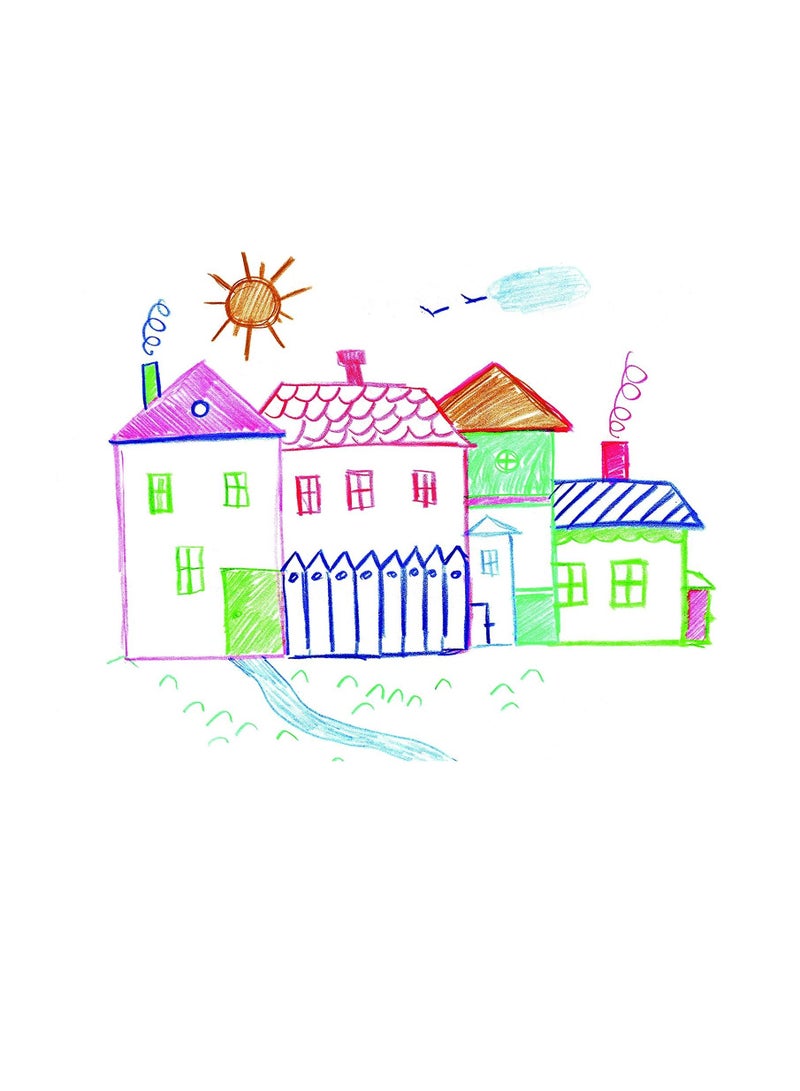 JOVI 24 قطعة من أقلام التلوين البلاستيكية متعددة الألوان - Image 2