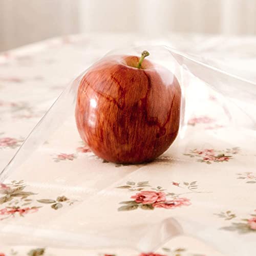 LIBERECOO Clear Round Fitted Vinyl Tablecloth for 37-42" Diameter Tables - Heavy Duty Elasticized Table Cover Elastic Edged Plastic Table Cloth Protector - Image 5