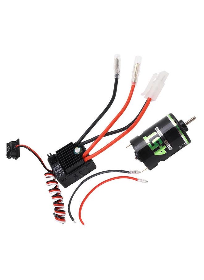 Thoraya - Motor ESC Combo Bidirectional Bearing Anti Interference Low Noise Universal High Torsion 540 Brushed Motor 60A ESC for Crawler DIY Modification 45T - Image 1