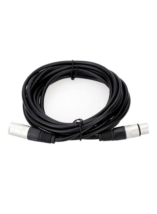 NIBEMINENT Female To Male Cable Wire For Microphone Mixer Black  - Image 2